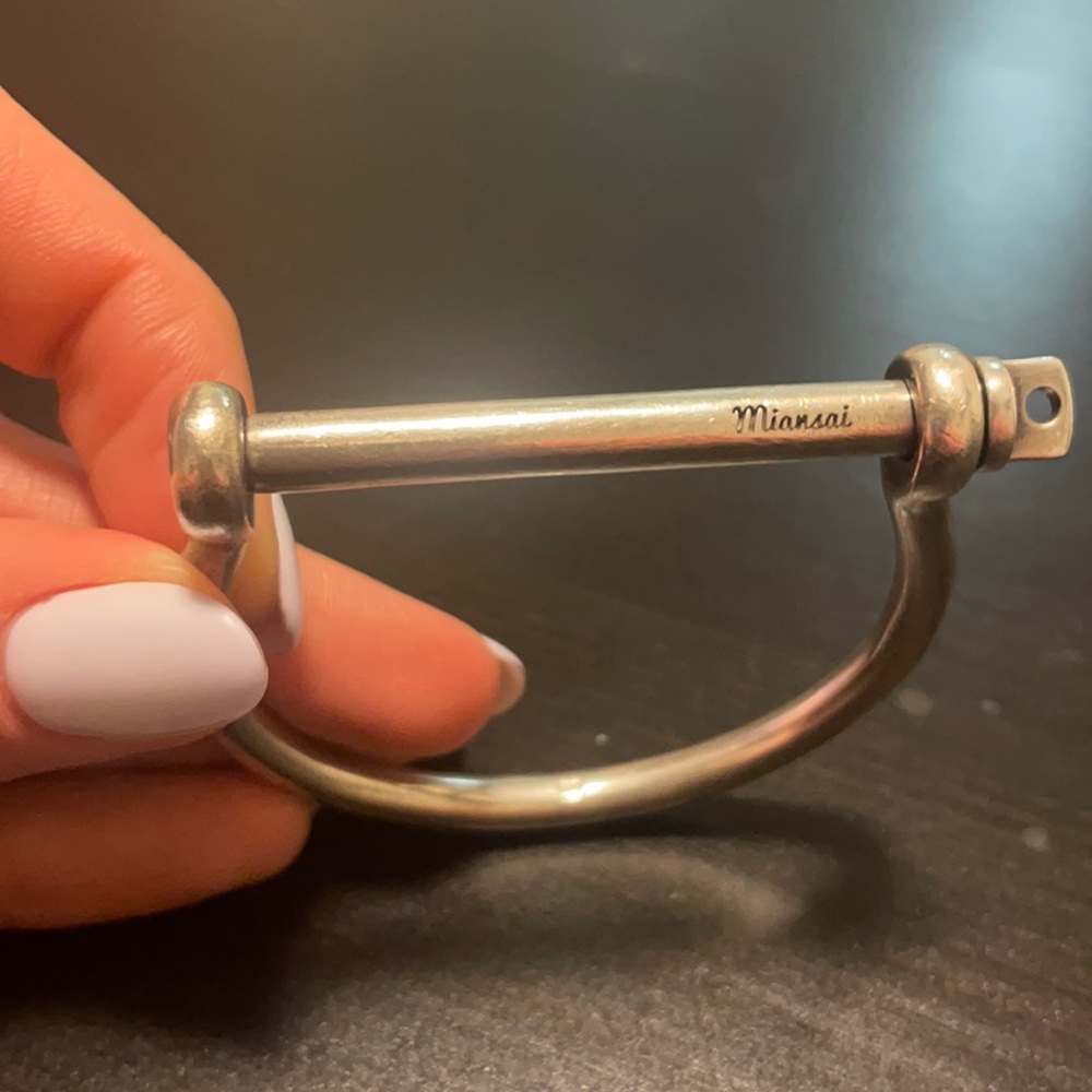 Miansai silver bracelet